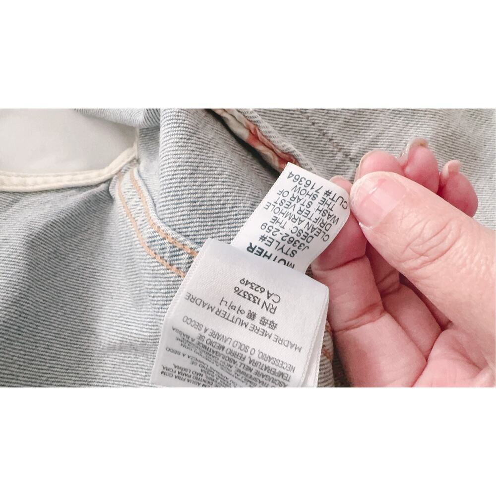 Brand New MOTHER x La DoubleJ The Clean Armhole Drifter Vest Size XL - Picture 9 of 10